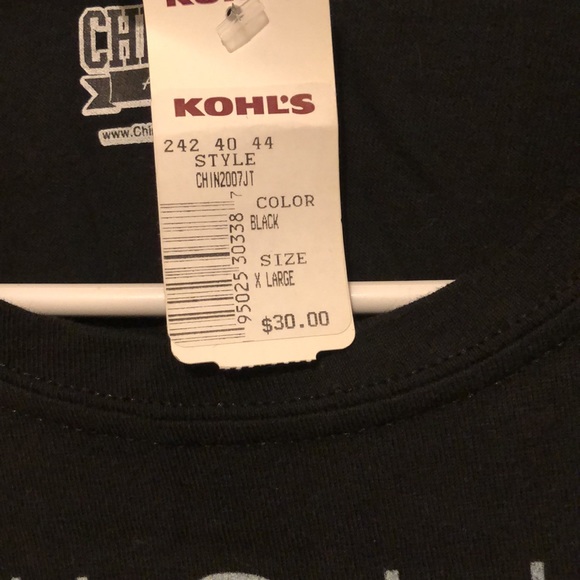 Chin up black tee shirt size XL - Picture 2 of 2